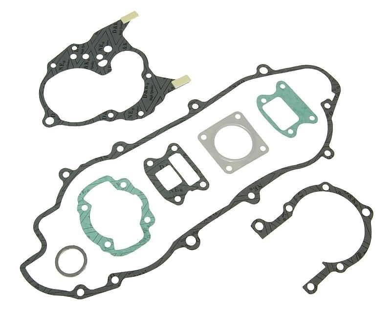 Set garnituri motor roată 10" 50cc 2T pentru SYM Flash, DD 50, Fiddle I, Fancy 50, Kymco DJ 50 și alte modele