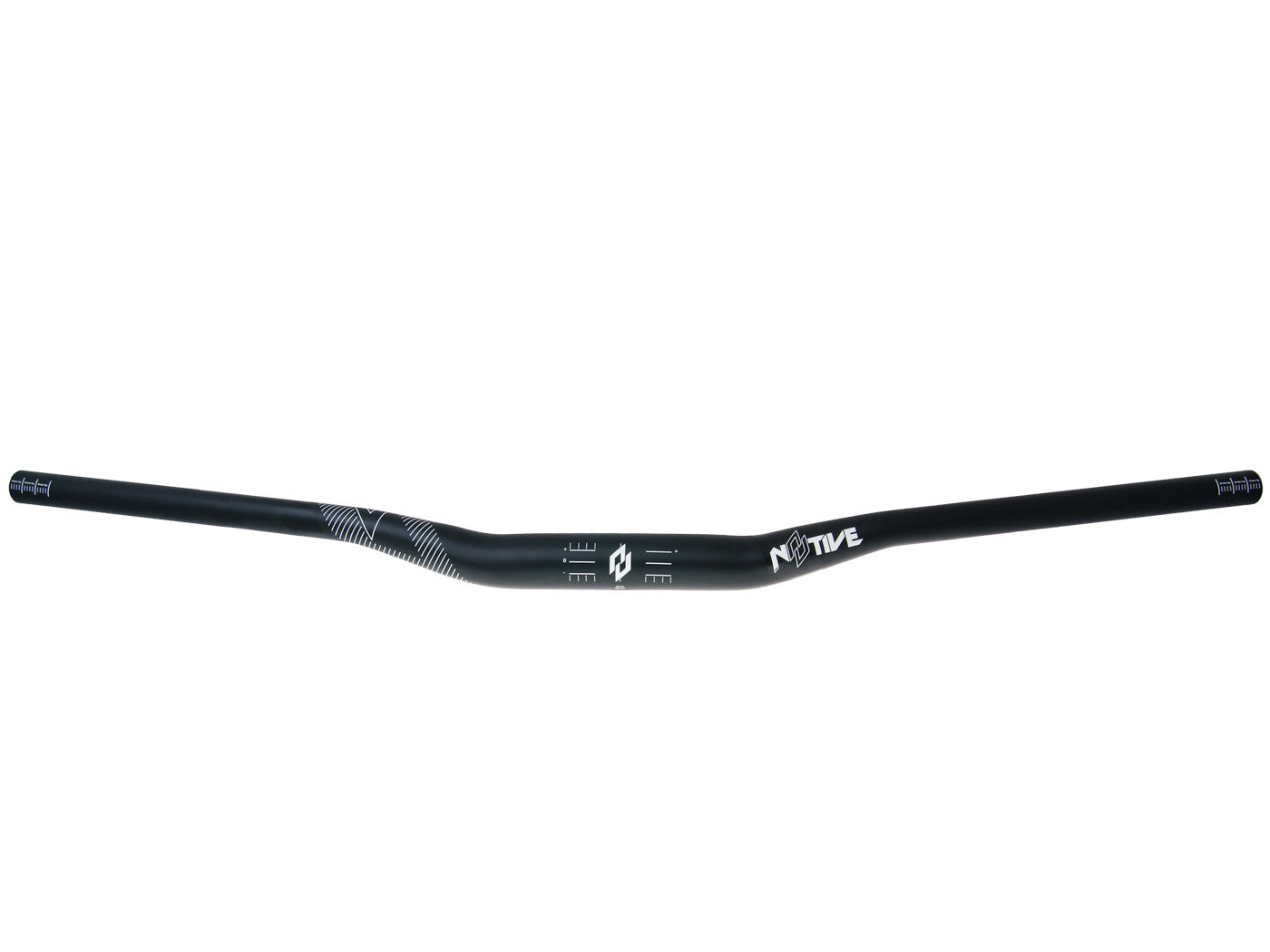 Ghidon n8tive AL7075 800x35mm, ridicare 20mm, 5° sus, 7° spate - negru, universal