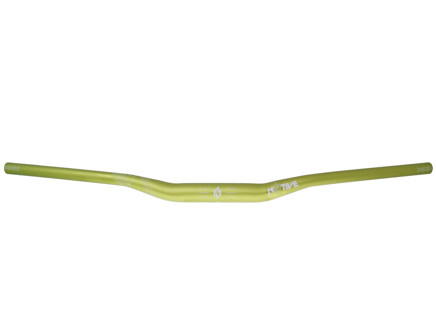 Ghidon n8tive AL7075 800x35mm, ridicare 20mm, 5° sus, 7° spate - verde, universal