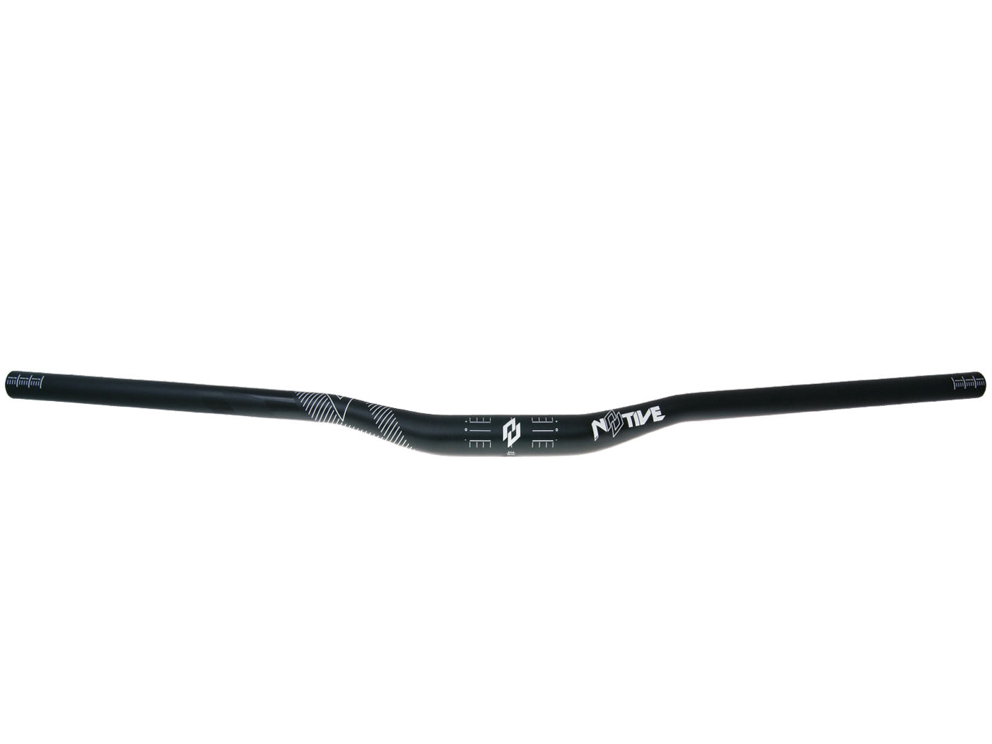 Ghidon n8tive AL7075 780x31.8mm, ridicare 20mm, 5° sus, 7° spate - negru, universal
