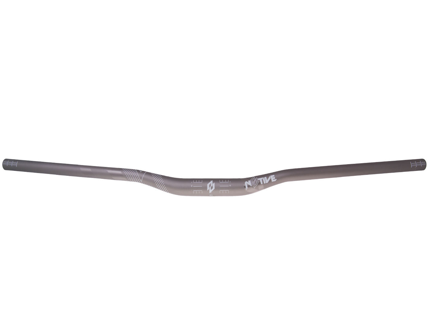 Ghidon n8tive AL7075 780x31.8mm, ridicare 20mm, 5° sus, 7° spate - gri, universal