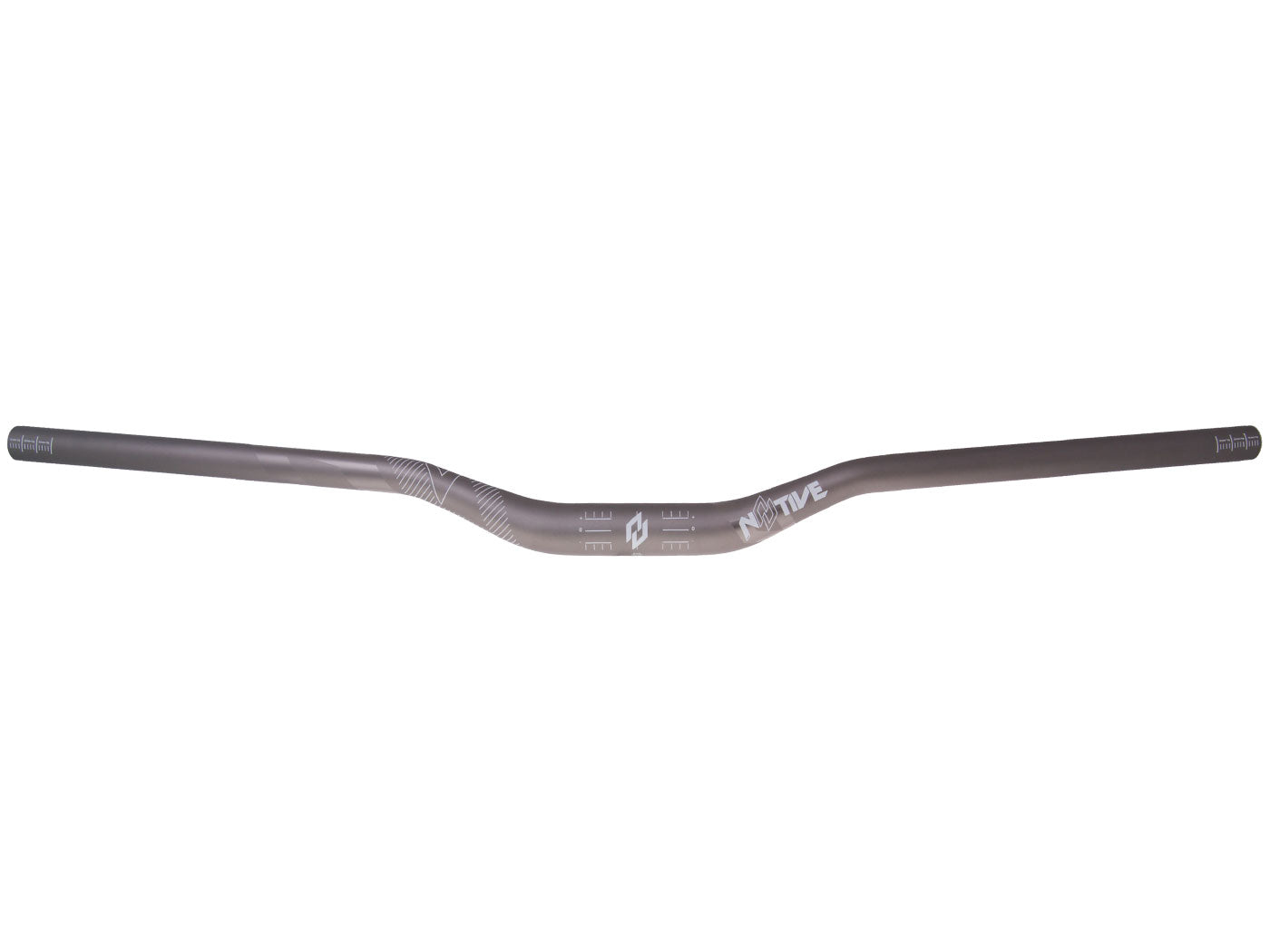 Ghidon n8tive AL7075 780x31.8mm, ridicare 30mm, 5° sus, 7° spate - gri, universal