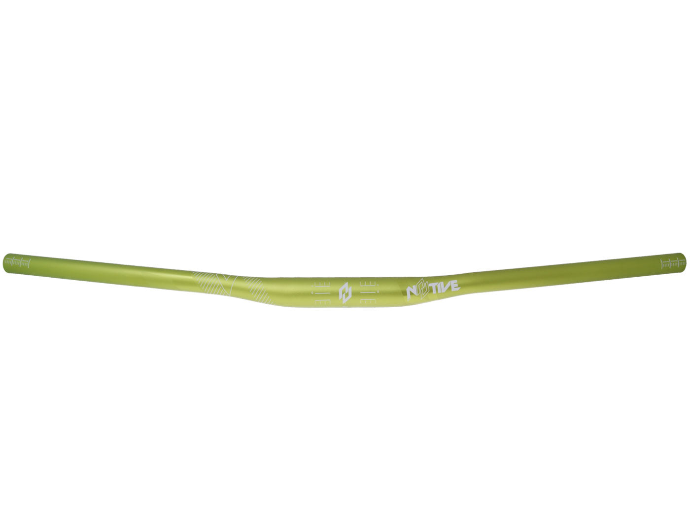 Ghidon n8tive AL7075 740x31.8mm, ridicare 10mm, 5° sus, 7° spate - verde, universal