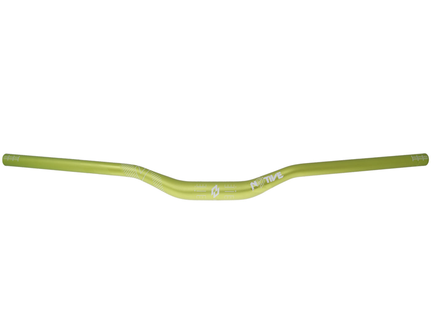 Ghidon n8tive AL7075 740x31,8mm, ridicare 30mm, 5° sus, 7° spate - verde universal