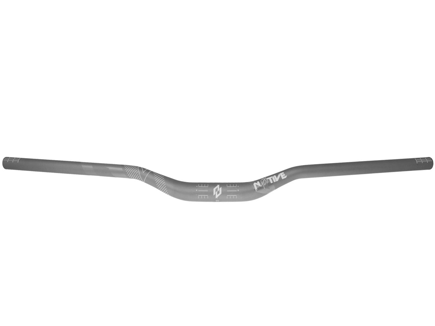 Ghidon n8tive AL7075 740x31.8mm, Ridicare 30mm, 5° Sus, 7° Spate - Gri, universal