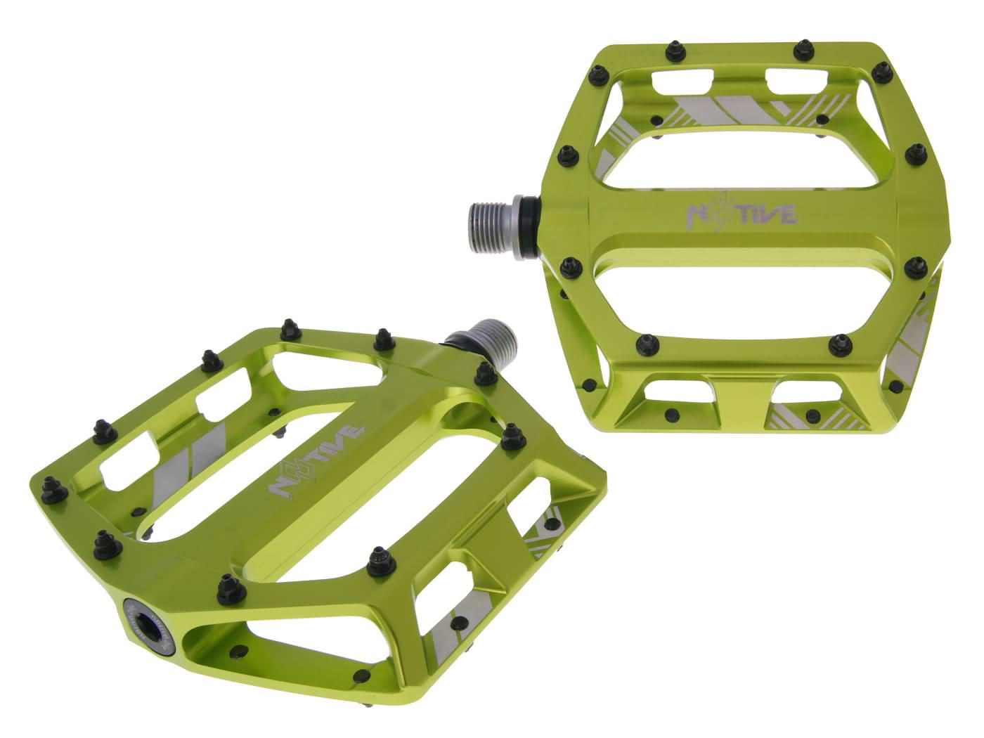 Pedale Plate n8tive XC 99x100mm Verde universal