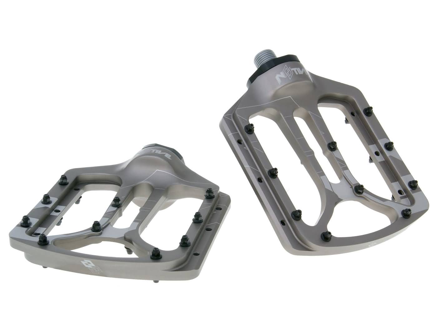 Pedale Plate n8tive NOAX V.1 Forjate la Rece - Gri universal