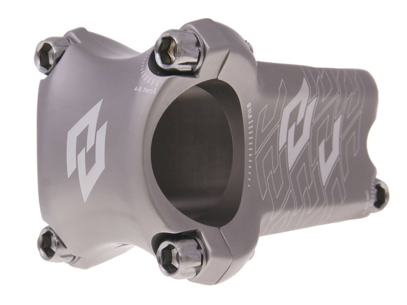 Pipa ghidon n8tive Enduro forjat la rece 31,8mm extensie 50mm unghi 0° - 1st Edition - gri