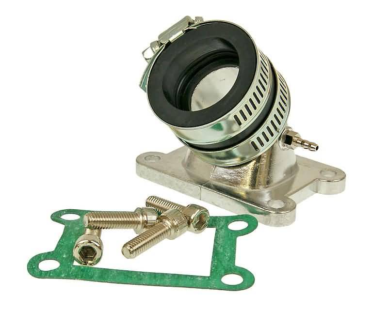 Racord de admisie 24mm pentru motor Minarelli AM6 - Rieju, Yamaha, Peugeot, MBK și alte modele