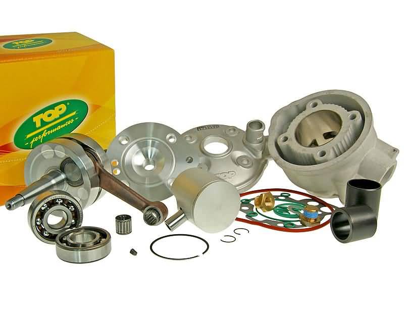 Kit Cilindru Top Performances Sport Aluminiu cu Arbore Cotit 86cc 44mm pentru Rieju, Beta, Motorhispania, Aprilia, Yamaha și alte modele (AM6)