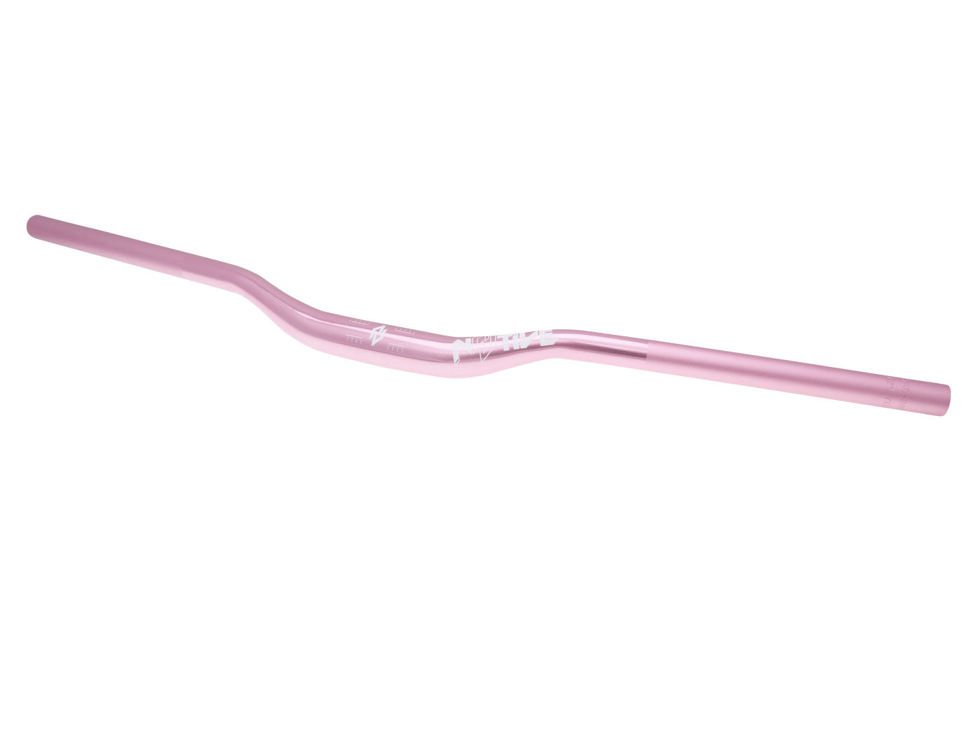Ghidon n8tive AL6061 760x31.8mm, ridicare 25mm, 5° sus, 9° spate - roz, universal