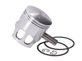 Set Piston Meteor 47mm pentru cilindru 70cc Malossi/Polini, ax 10mm, 2 segmenți - MBK, Yamaha, Aprilia, Adly și alte mărci