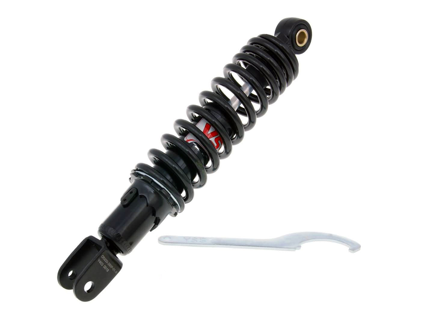 Amortizor YSS Mono PRO-X 280mm pentru Generic, Peugeot, MBK, Yamaha, Hercules și alte mărci
