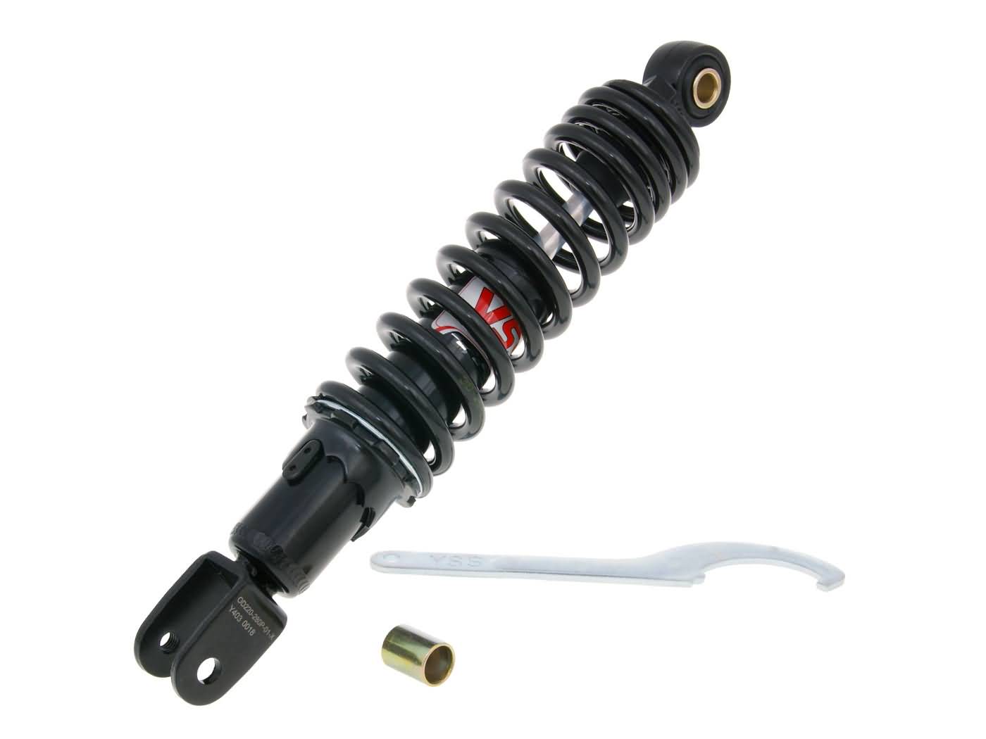 Amortizor YSS Mono PRO-X 270mm pentru Peugeot Speedfight, Aprilia Amico, Kymco DJ, Honda Vision și alte modele