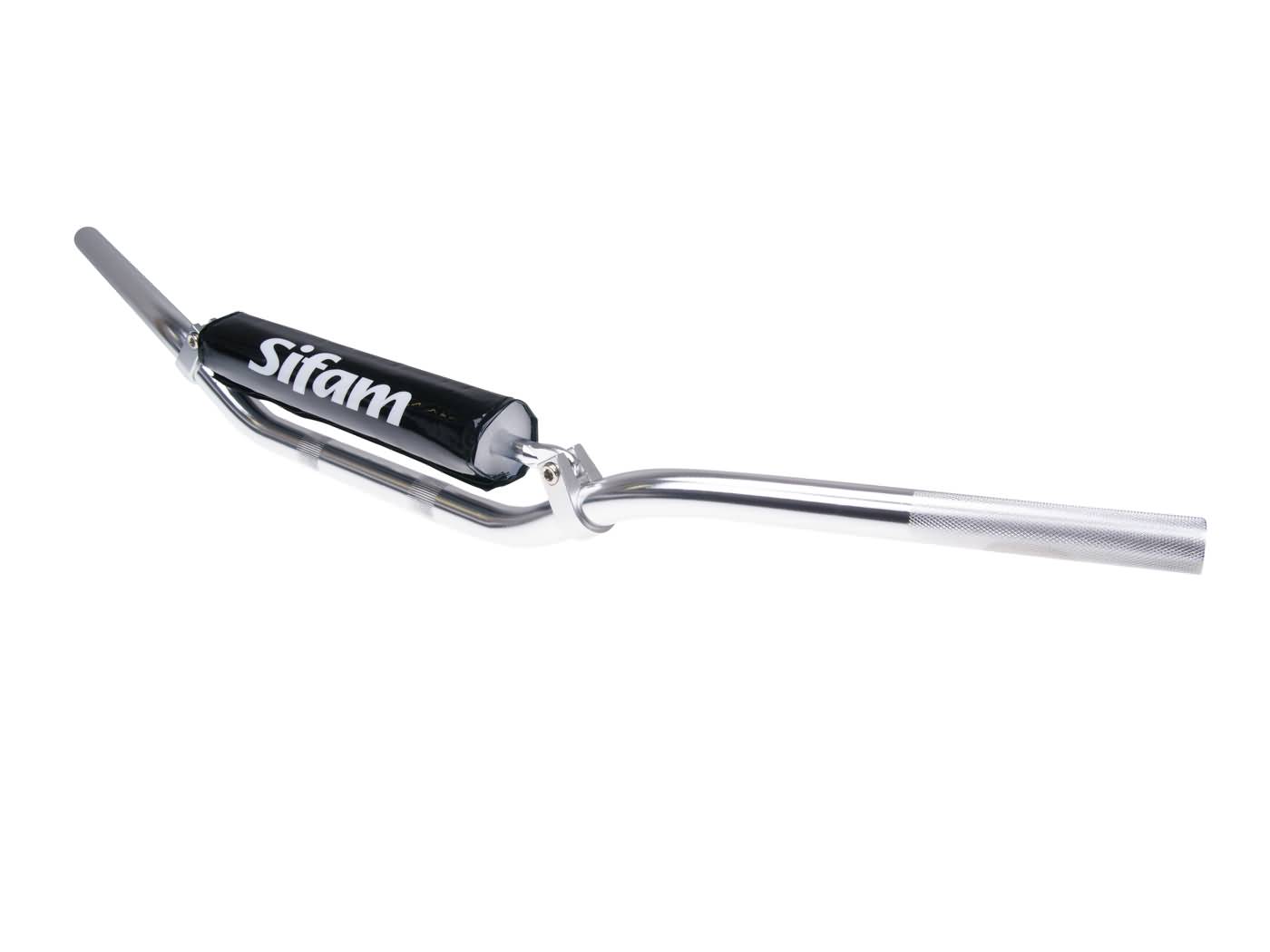 Ghidon Motocross Sifam Aluminiu Anodizat cu Bară Transversală și Protecție 22mm universal