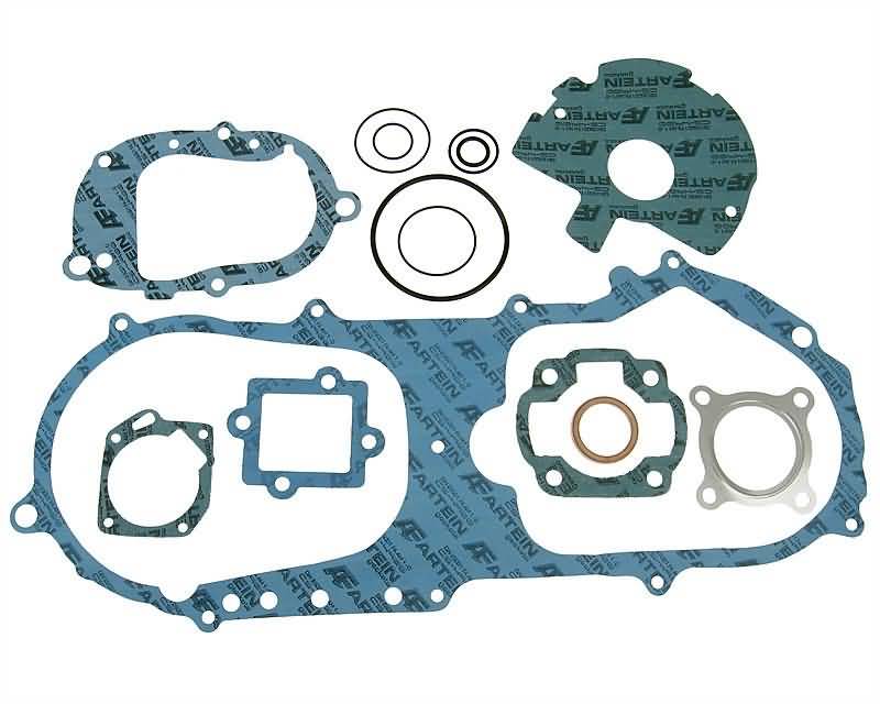 Set garnituri motor Artein pentru Adly, Malaguti, MBK, Yamaha, Hercules și alte modele Minarelli orizontal AC scurt
