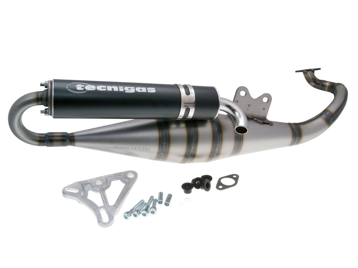 Eșapament sport scuter Tecnigas RS II pentru Yamaha Aerox, BWs, Neos, MBK Booster, Ovetto și alte modele 100 2T