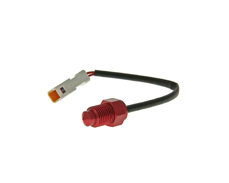 Senzor temperatură Koso 0-250°C adaptor M10xP1.00 conector alb universal