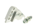 Kit de înălțare CNC 4 găuri argintiu pentru Minarelli vertical MBK, Yamaha și alte modele