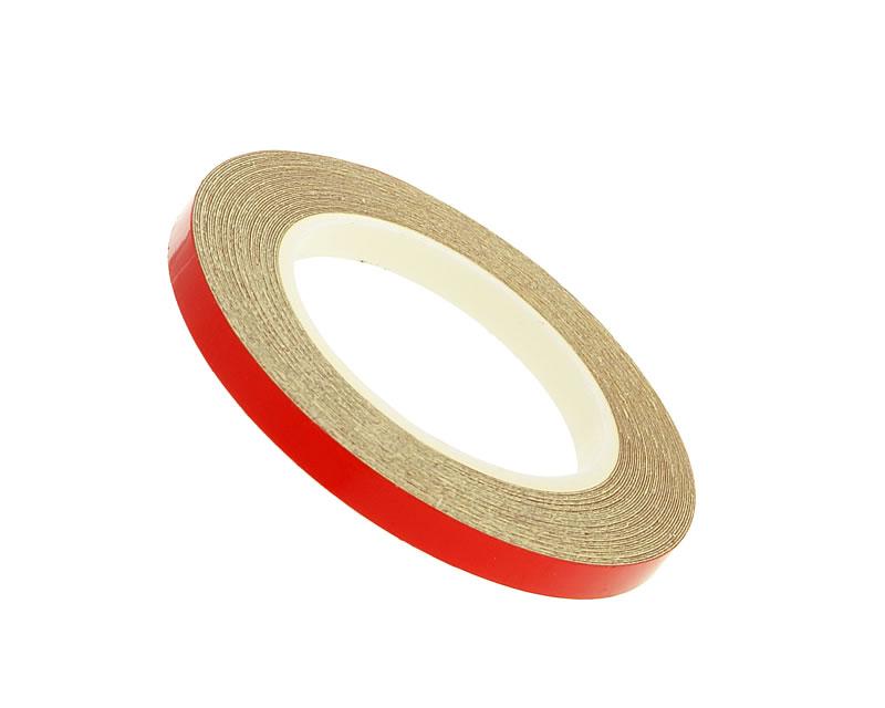 Bandă reflectorizantă adezivă pentru jantă 5mm roșu 600cm universal