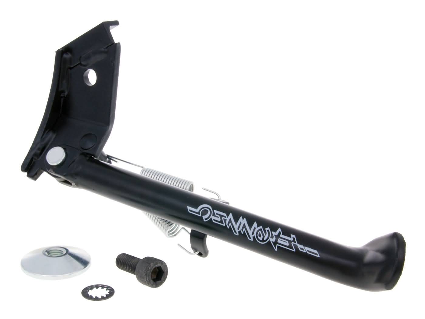 Cric lateral Buzzetti negru pentru Honda Zoomer 50i NPS50 04-17, Zoomer 50 NPS50 00-03