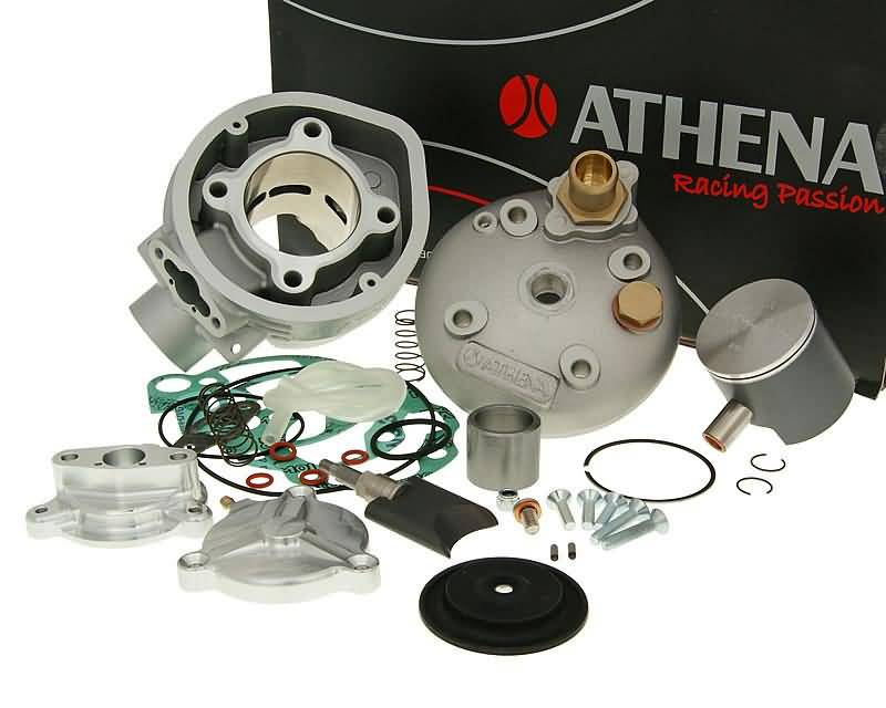 Kit Cilindru Athena Competiție 80cc cu Supapă de Evacuare pentru Minarelli AM6 - Rieju, Beta, Motorhispania, Aprilia, Yamaha și alte mărci