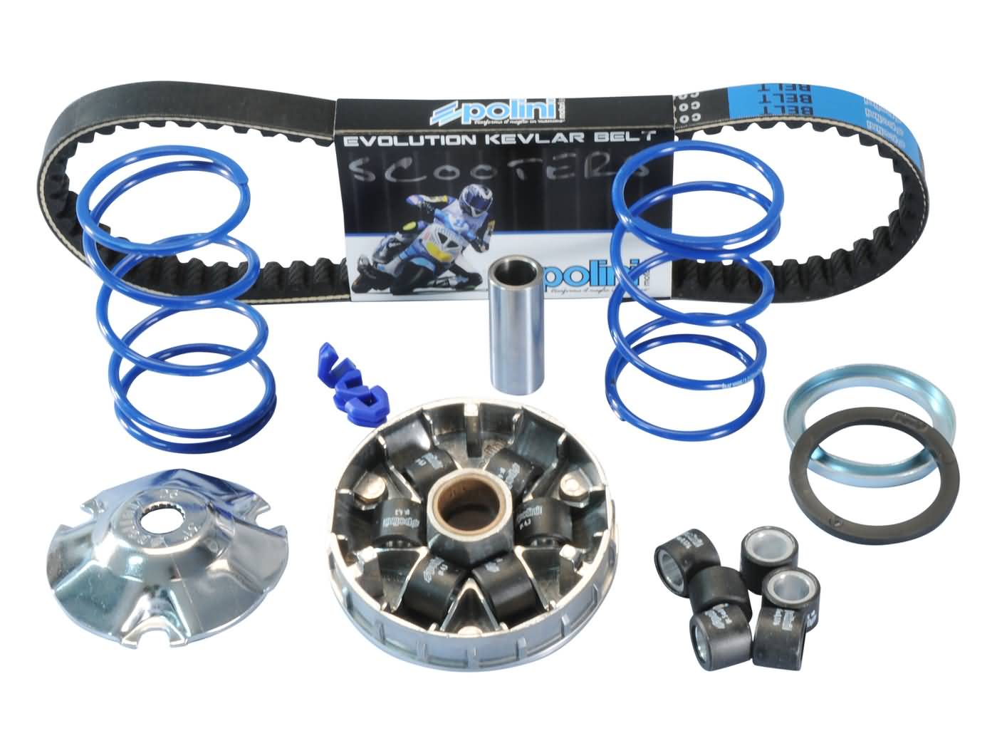 Kit variator Polini Hi-Speed pentru Gilera, Piaggio, Derbi, Aprilia și alte mărci 50cc 2T