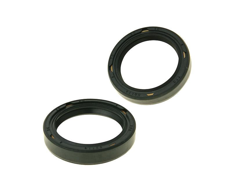 Set simeringuri furcă telescopică Kyoto 30x40x8/9 pentru Piaggio, Aprilia, Rieju, Suzuki și alte modele
