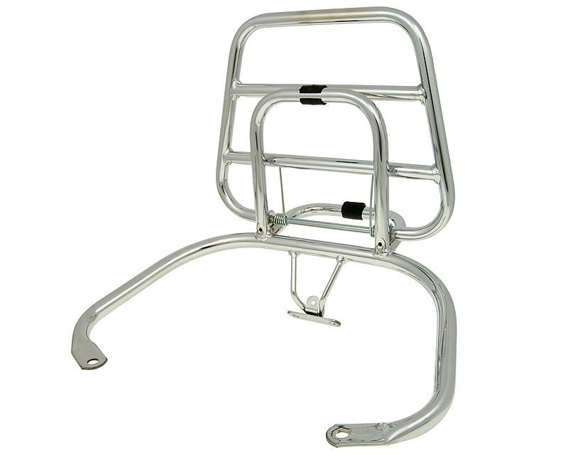 Suport portbagaj spate pliabil cromat pentru Vespa LX, LXV, S