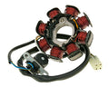 Stator Alternator 101 Octane 4 poli pentru Kymco Super 9 LC, Agility 50 RS 2T, Like 50 2T, Grand Dink 50, People 50, Yager 50 și alte modele