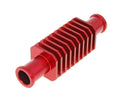 Răcitor în flux 101 Octane Aluminiu Pătrat Roșu 30x103mm racord 17mm universal