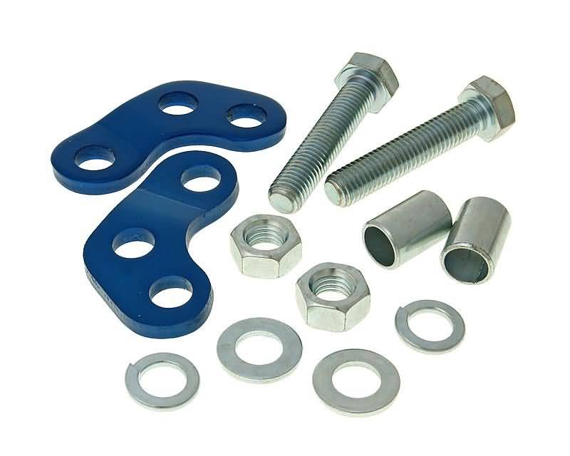 Kit de înălțare amortizor 101 Octane albastru pentru Derbi Senda, Gilera RCR, SMT, Aprilia RX, SX și alte modele