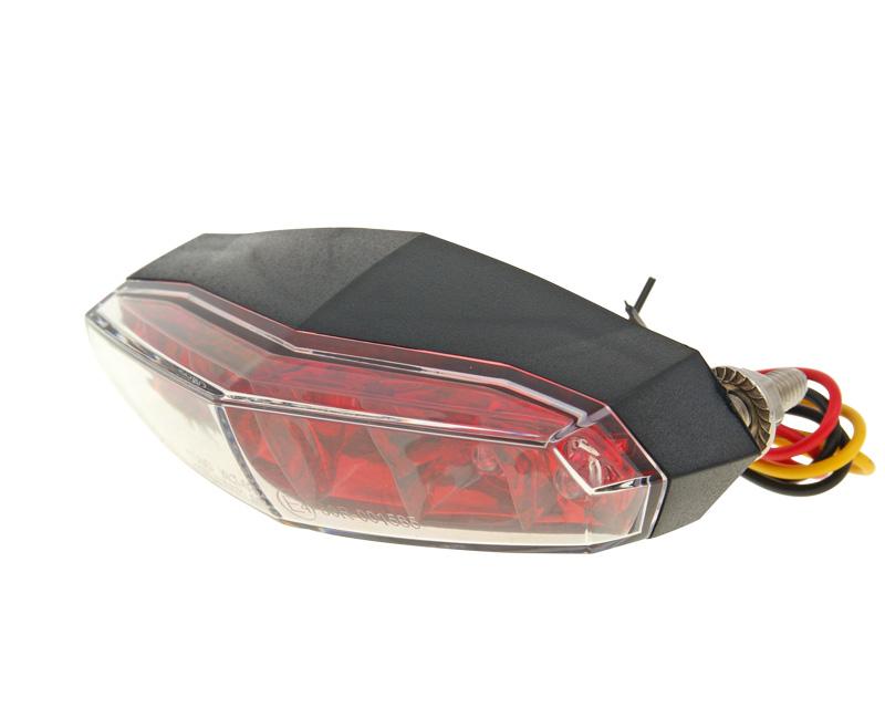 Stop Koso LED cu sticlă transparentă omologat E universal