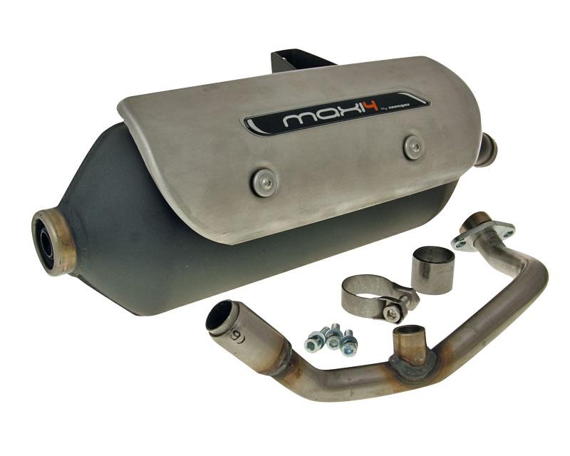 Eșapament sport scuter Tecnigas Maxi 4N pentru Suzuki Burgman 125i UH125 2007-2013