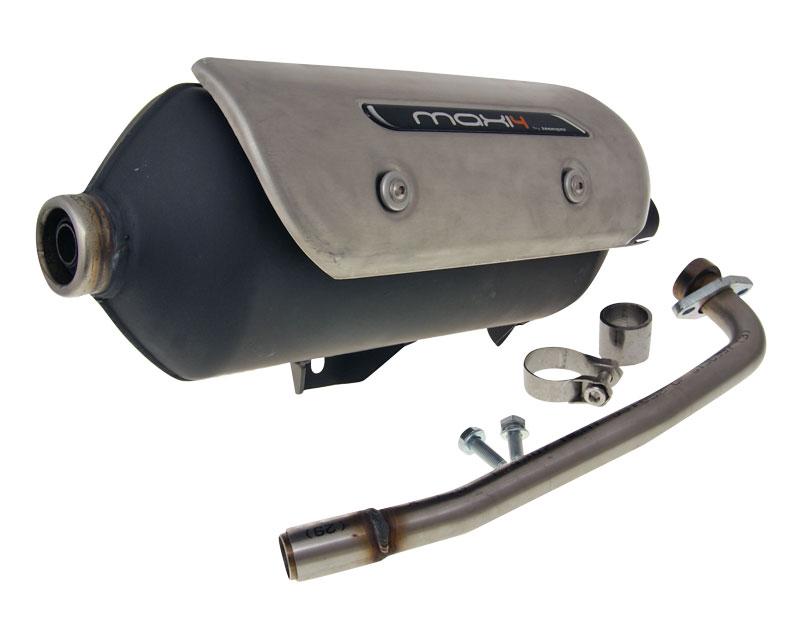 Eșapament racing scuter Tecnigas Maxi 4N pentru Yamaha Majesty 250, Linhai Aeolius 260, Aeolius 300 și alte modele