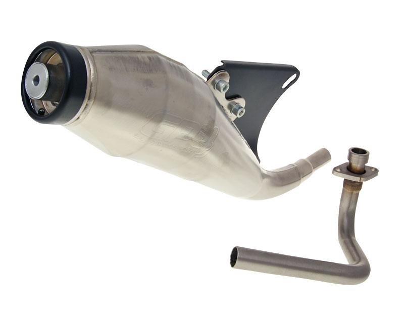 Eșapament sport Tecnigas GP4 pentru Piaggio Fly, Typhoon, Aprilia Sport City, SR Motard, Malaguti 50cc 4T 4V