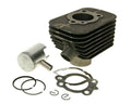Kit Cilindru 101 Octane 50cc ax piston 12mm pentru Piaggio Boss, Bravo, Ciao, Grillo, Si și alte modele
