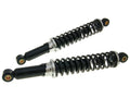 Set amortizoare Xtreme 320mm reglabile negre pentru Puch, Vespa Mofa, Piaggio, MBK și alte modele
