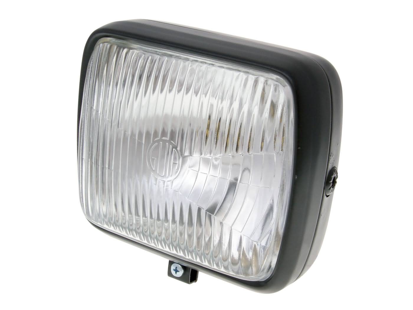 Far dreptunghiular negru pentru Kreidler Florett Mustang/Cross 50, Florett RS-GS, Florett 3-Gang Moped 50