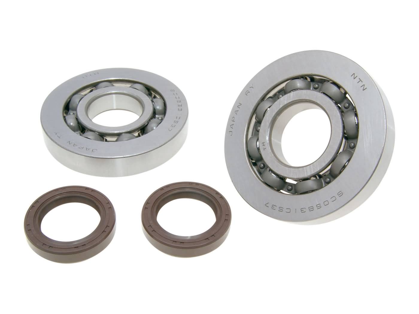 Set rulmenți arbore cotit CIF FKM pentru Piaggio, Gilera, Italjet, Aprilia și alte modele 125-180cc 2T