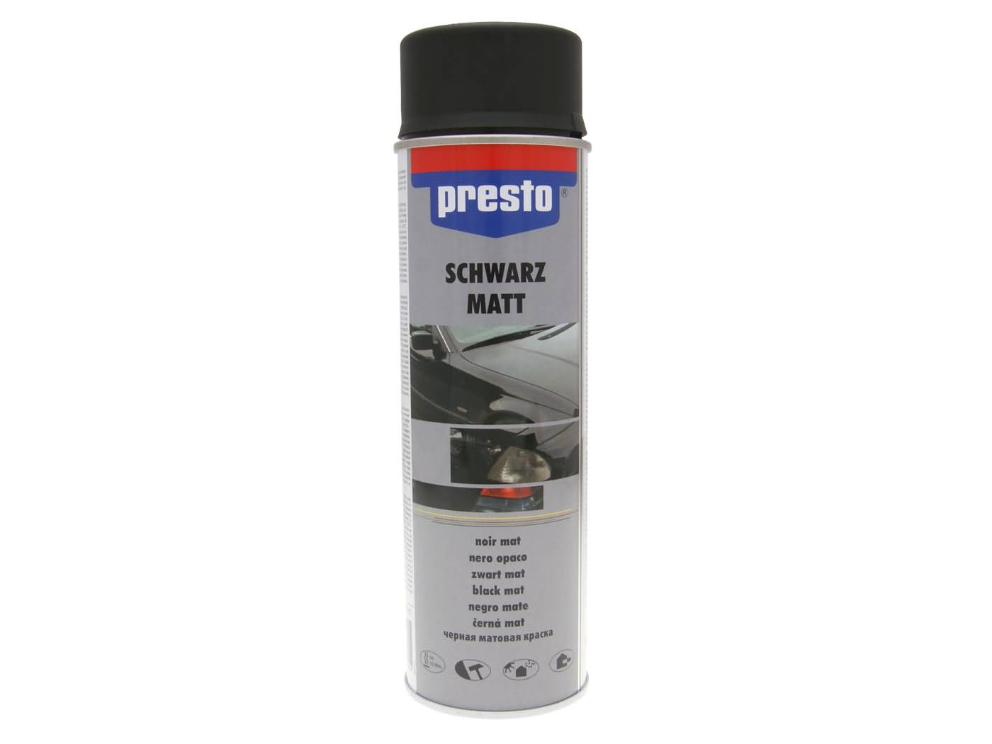 Vopsea Spray Presto Negru Mat 500ml universal