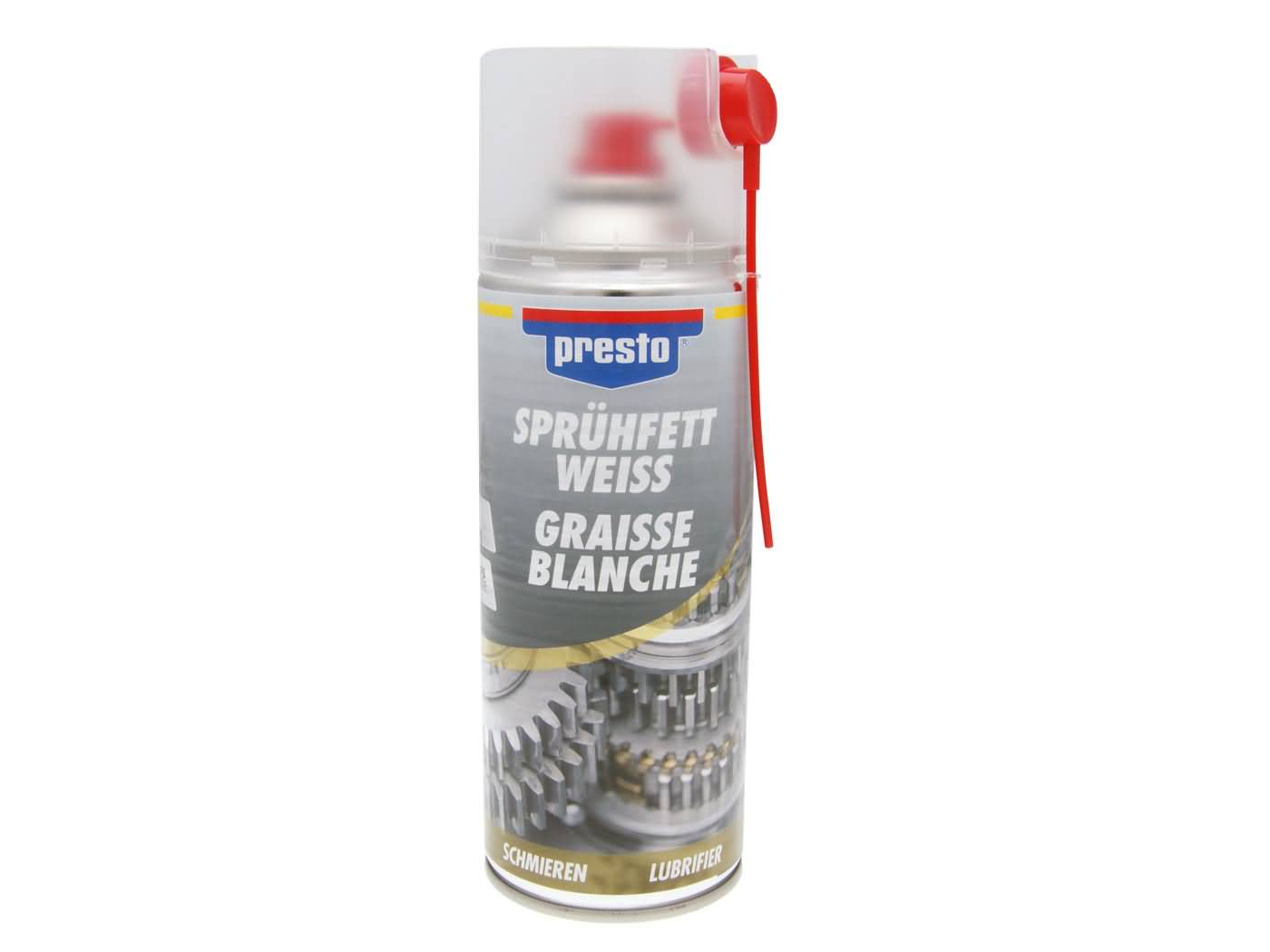 Spray Unsoare Presto lubrifiant adeziv alb transparent 400ml universal