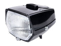 Far dreptunghiular negru pentru moped universal