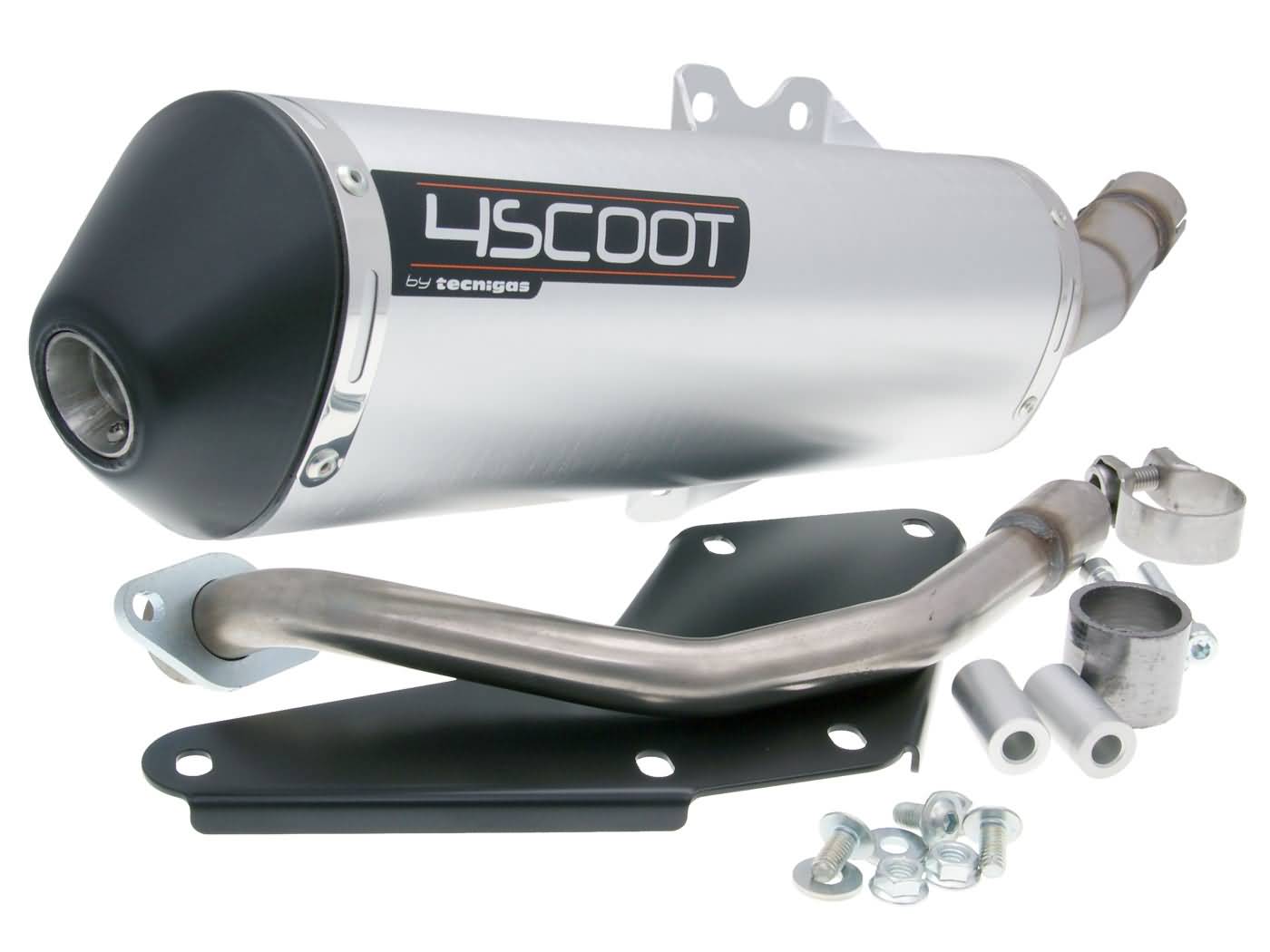 Eșapament sport Tecnigas 4SCOOT pentru Suzuki Burgman 125 UH125, Burgman 150 UH150 -2006