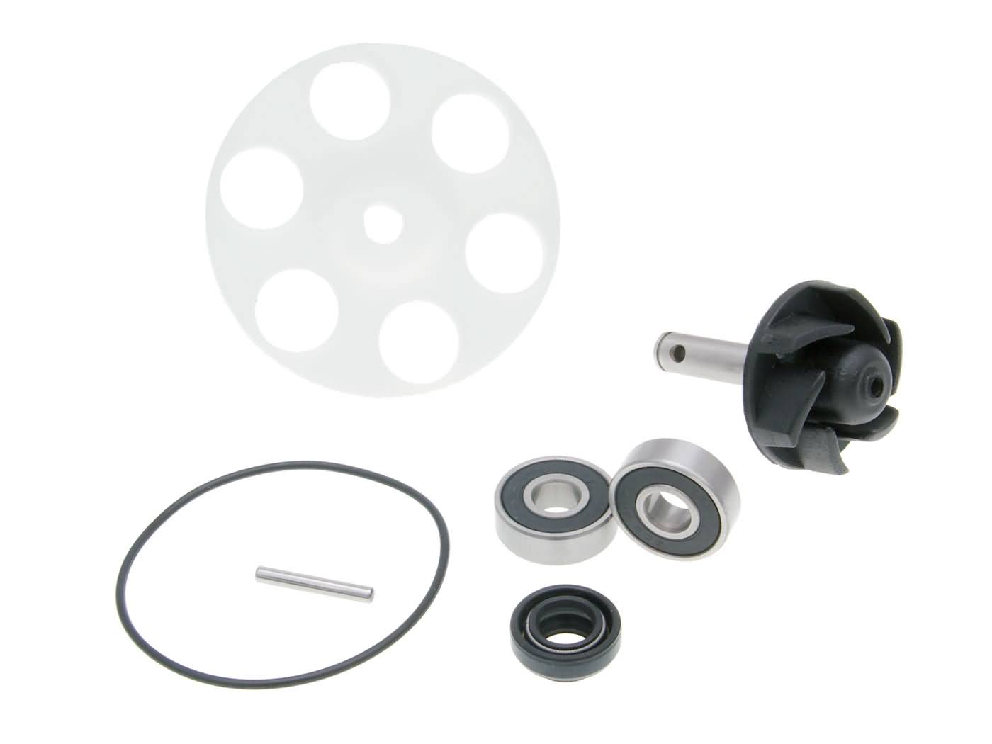 Kit reparație pompă apă RMS întărit pentru Minarelli LC - MBK, Aprilia, Malaguti, Yamaha și alte modele