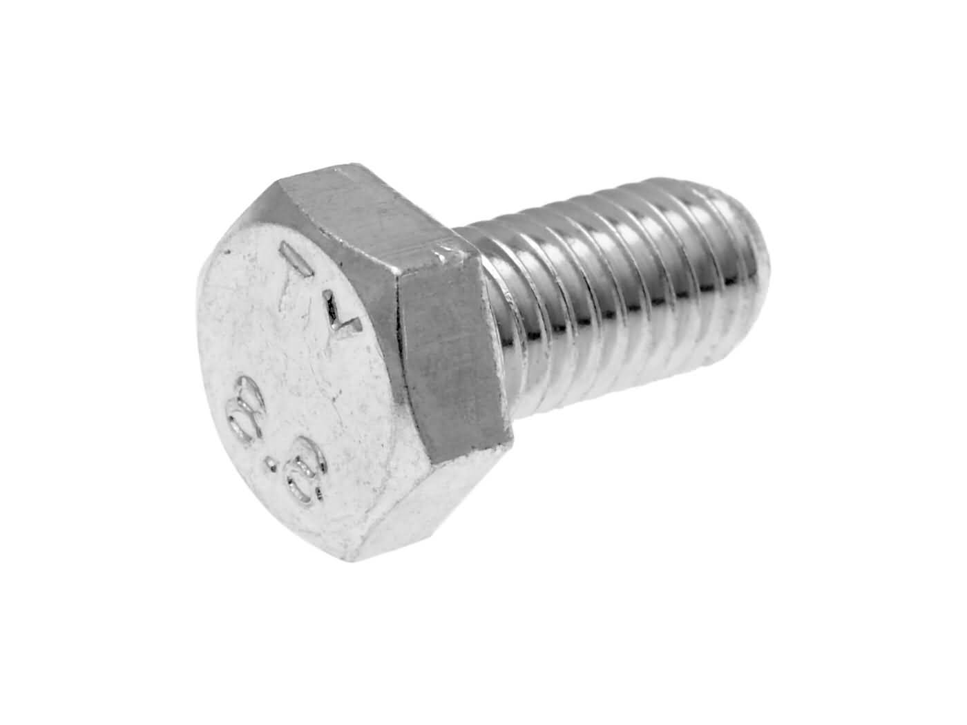 Șuruburi hexagonale 101 Octane DIN933 M8x16 filet complet zincate set 50 bucăți universal