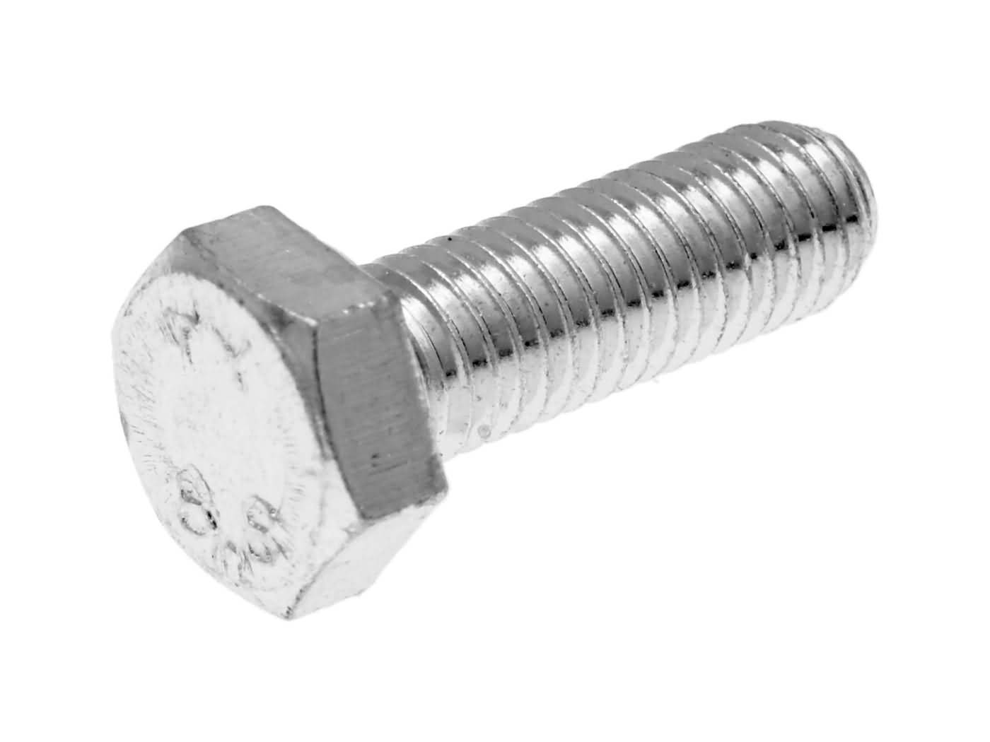 Șuruburi hexagonale 101 Octane DIN933 M8x25 filet complet zincat (set 25 bucăți) universal