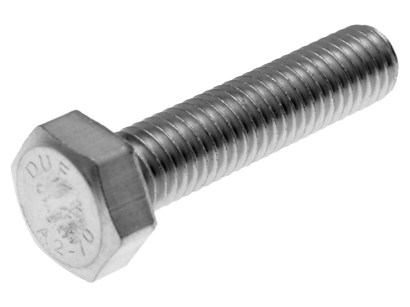 Șuruburi hexagonale 101 Octane DIN933 M8x35 filet complet inox A2 (set 25 buc) universal