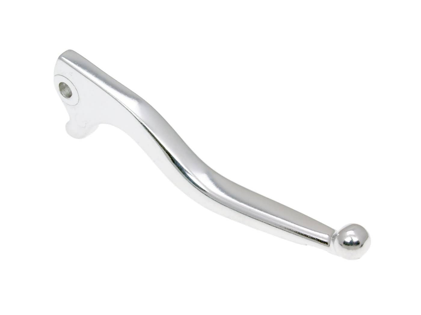Manetă de frână dreapta argintie pentru Derbi Senda, Gilera SMT/RCR, Aprilia SX/RX și alte modele