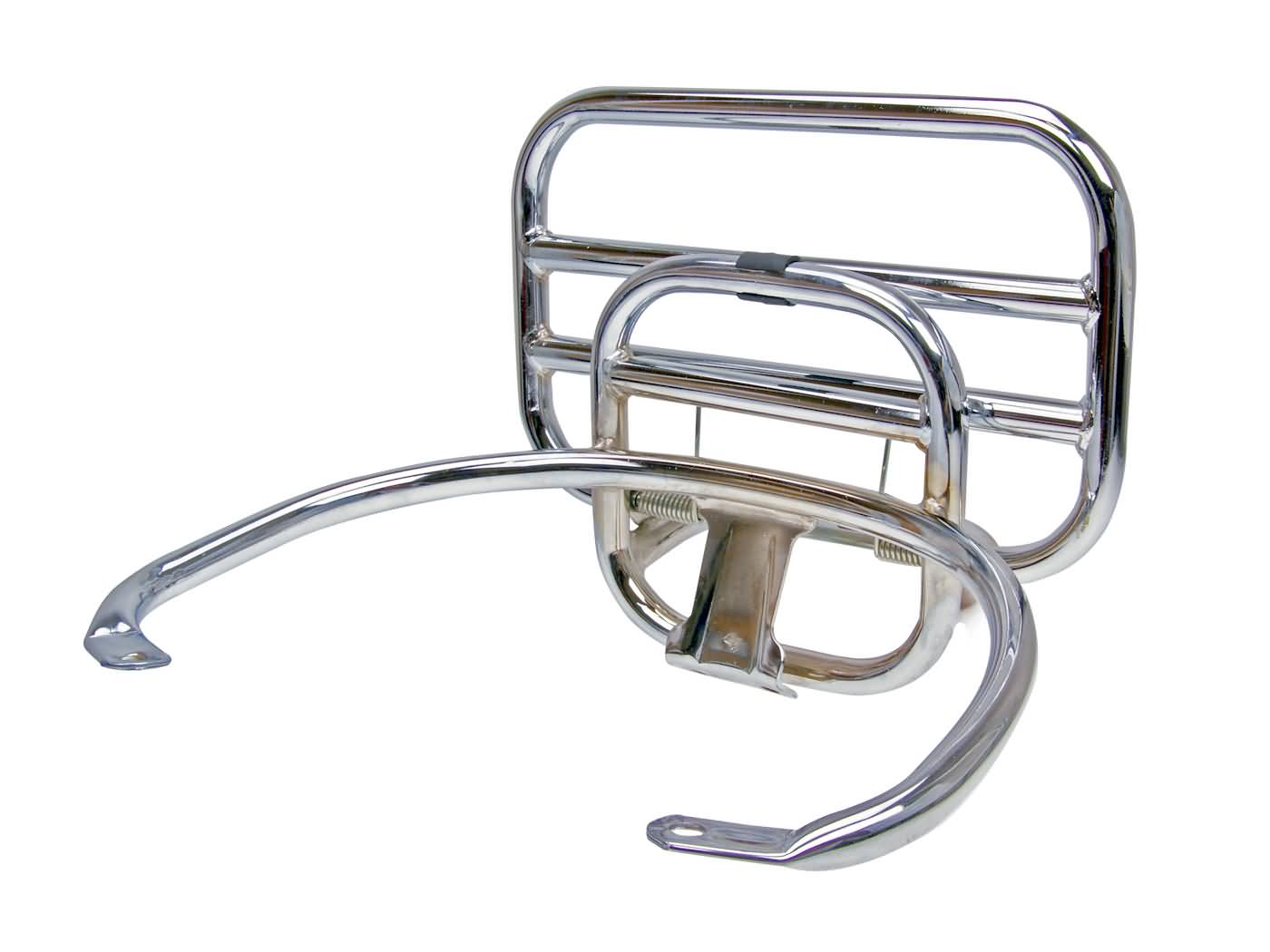 Suport top case pliabil cromat pentru Vespa GT 125, GT 200, GTS 125, GTS 250, GTS 300 și alte modele